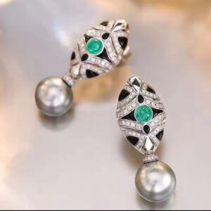 Emerald swirls